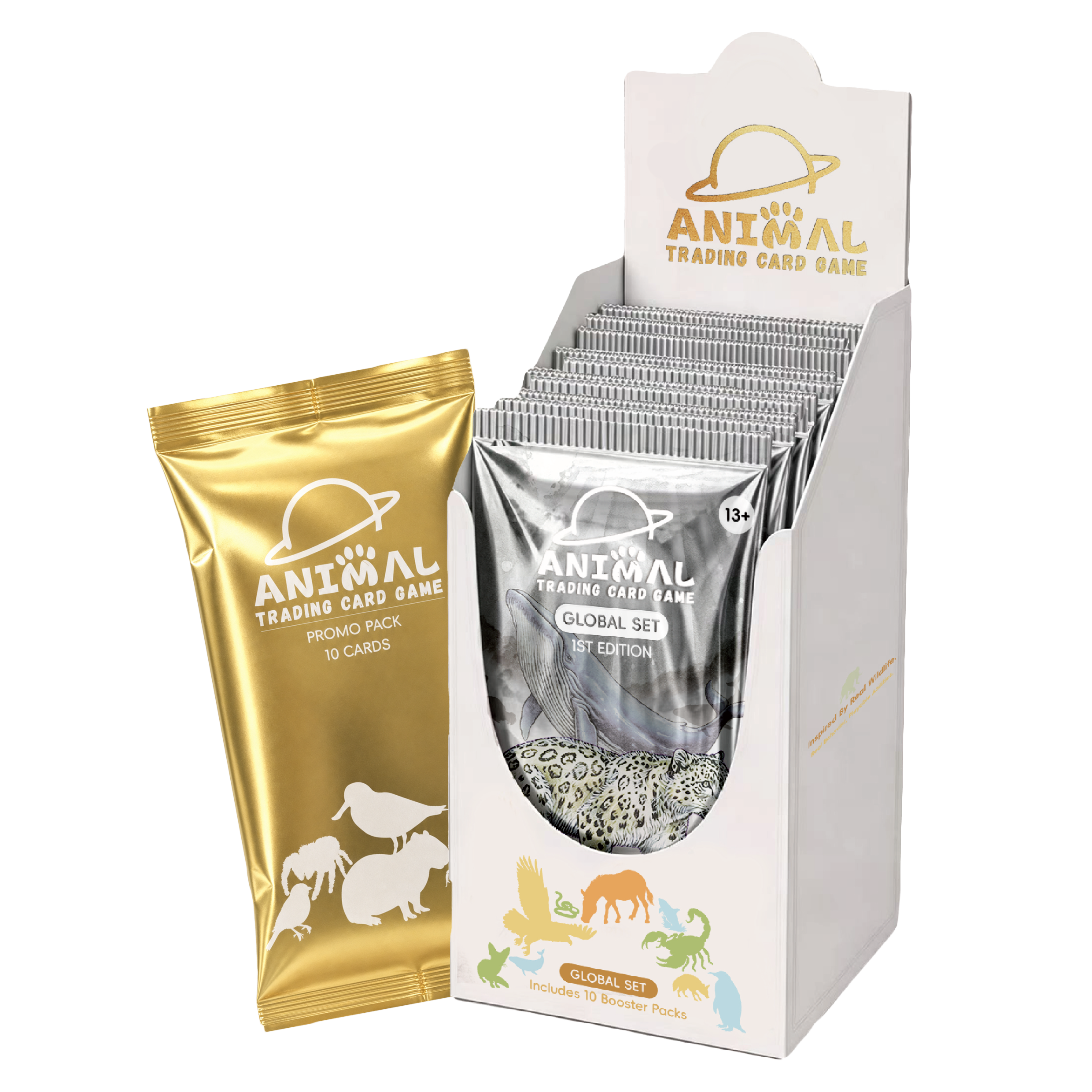 ANIMAL CARDGAME トレーディングカード 3枚セット Animal TCG | Collectible Wildlife Trading Card Game